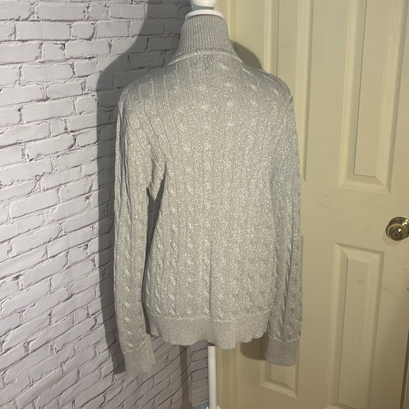Stunning L- Ralph Lauren Active Glitter Cardigan - Picture 6 of 8
